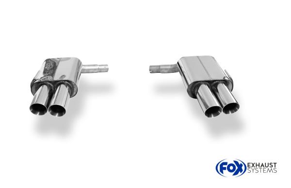 Endschalldämpfer rechts/links - 2x90 Typ 25 rechts/links passend für: Ford Explorer